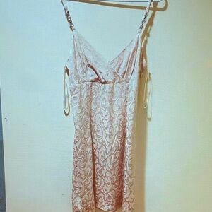 CDC Cream Mini Dress